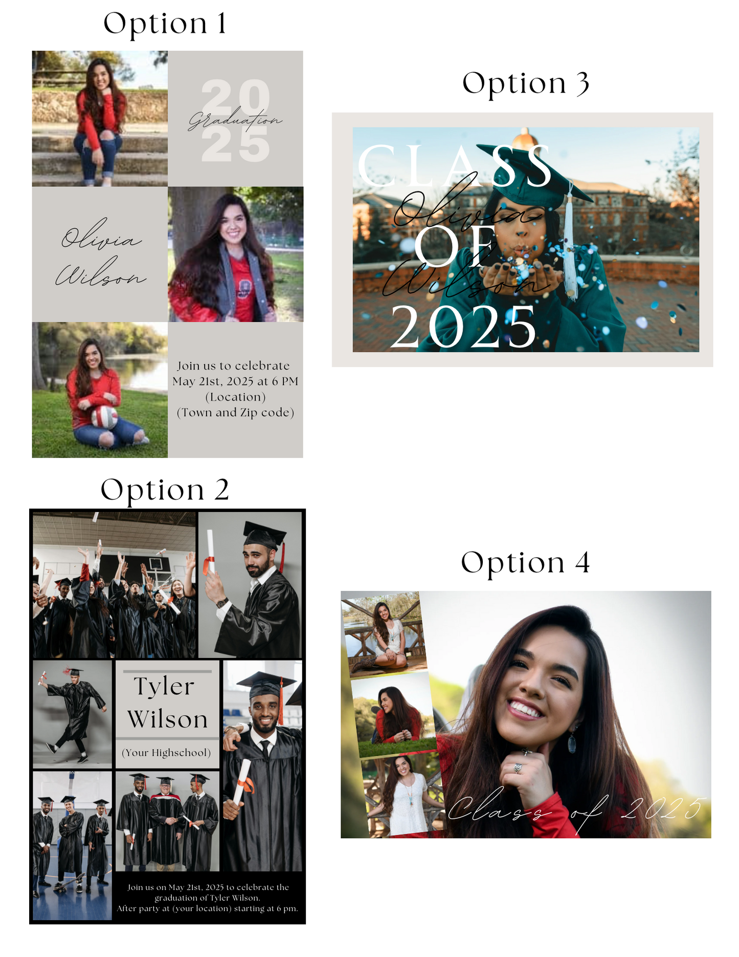 Graduation Announcement Magnets