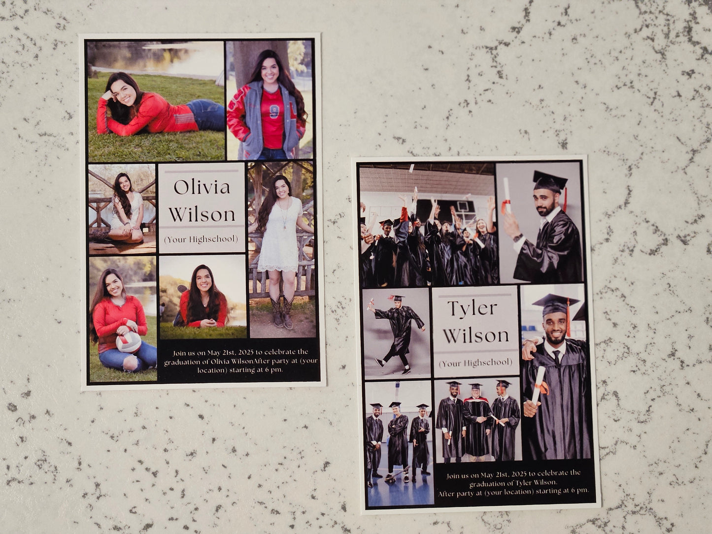 Graduation Announcement Magnets