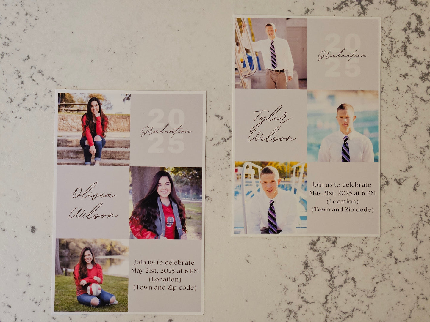 Graduation Announcement Magnets