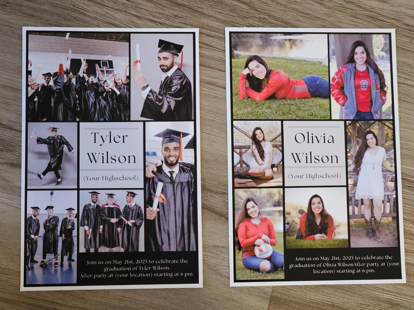 Graduation Announcement Magnets